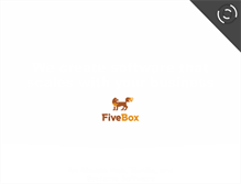 Tablet Screenshot of fivebox.com
